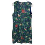 NWT Mele Kalikimaka Reyn Spooner Hawaiian Xmas '22 Dress Women's 4 Santa Surf Green Photo 1