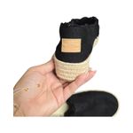 Toms Valencia Black Espadrille Platform Slip-On Shoes Size: 8 Photo 3