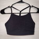 Stori Black Strappy Back Sports Bra Size Small Activewear Yoga Gym Crop Top Photo 1