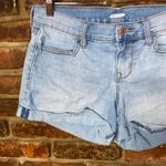 Old Navy  Light Wash Blue Denim Cuffed Jeans Shorts Women's Size 4 Photo 1