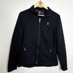 Spyder Black Full Zip Long Sleeve Sweatshirt Photo 3