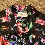 Vanity Fair Vintage  Floral Robe Sz M (one hole) Photo 9