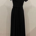 La Femme 29772 Black Floral Embroidered Gown 8 Photo 1