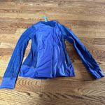 Lululemon Renewed Jacket Purple Herringbone Full Zip | Size 4 Photo 3