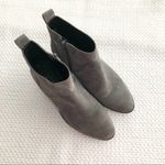Sole Society Grey Suede Vixen Ankle Low Heel Boots 6 Photo 6