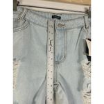 Flamingals Distressed Light Wash Denim Jeans 32 Blue Photo 1