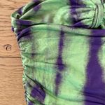 I am gia I.AM.GIA Green and Purple Tie-Dye Halter Top Photo 8
