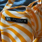 ZARA  Orange Crop Top Photo 4