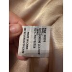 Pamela McCoy Collections Beaded Leather Jacket Tan Mandarin Collar Zip Front XS Photo 11