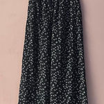 Dippin' Daisy's Dippin’ Daisy’s Black Leopard Print Wide Leg Pants Sz XS (See Description) Photo 0