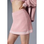 Alo Yoga  Tennis Club Sweater Knit Skirt Ballet Pink/White XS Photo 1