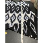 Cato Sleeveless Jersey Knit Tank Top Women S Embroider V Neck Sharkbite Hem Ikat Photo 6