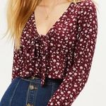 LA Hearts Tie Front Top Pacsun Photo 0