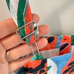 Parker  Weslyn Tropical Belted Linen Mini Dress Size 6 Photo 7