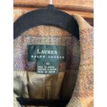 Lauren Ralph Lauren 100% Wool Hunter Green Plaid Equestrian Style Jacket Size 12 Photo 3