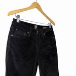 Jag jeans Womens 8 Petite Low Rise Bootcut Black Stretch Corduroy Pants Western Photo 4