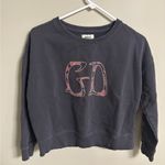 Pact Grateful Dead X  Slouchy Cropped Sweatshirt Organic Garden Rose Size XS Photo 0