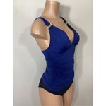 Bleu Rod Beattie New. v-neck navy tankini top. Size 4. Retails $91 Photo 3