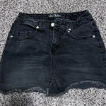 Wild Fable Women's Size 8 w27 Black Denim Raw Hem Jean Skirt Photo 0