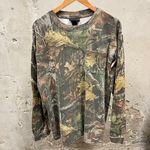 The Vintage Shop Vintage Fieldline Advantage Timber Camo Camouflage Long Sleeve Pocket Tee XL Photo 0