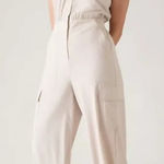 Athleta  Brooklyn Utility Jumpsuit Light Tan Photo 0