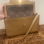 Vince Camuto Clutch Purse Crossbody Leather Tan detachable shoulder strap Photo 7