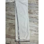Judy Blue  Heather Hight Rise Cuffed Jogger Jeans Off White Size 7 28 Stretch NWT Photo 5