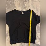 MM Couture Women’s Black MM Ruffle Blouse Photo 6