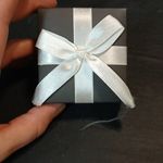 Silver crystal sea star necklace Photo 9