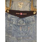 Vintage Overalls Women's S 90s Y2K BUM B.U.M. Equipment Blue Jean Denim Bib Size 4 Photo 3