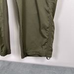 Lululemon  Dance Studio Pants Dark Olive Pinstripe Size 4 Drawstring Ankle 25" Photo 1