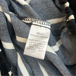 Savannah Jane Black & White Striped Dolman Sleeve Oversized Boho Top Size Medium Photo 9