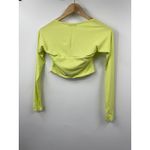 Naked Wardrobe  Womens Lightweight Crop Top Stretch Yellow Size Large‎ Photo 3