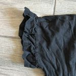 Time & Tru  black dress with ruffle sleeves Photo 3