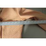 Milly Blazer Womens Double Breasted Collar Gold Buttons Wool 4 Peach Orange Photo 9