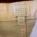 New York & Company White Jean Shorts Classic Summer Style Size 12 Photo 2