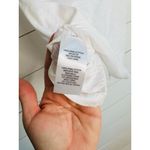 INDUSTRY White Ruffle Sleeves Short Sleeves 100% Pima Cotton TShirt Size Small Photo 8