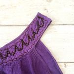 Womens XL Elegant Purple Green Sleeveless Dress Long Shirt Boehmian X Large Photo 2