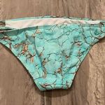 REEF Turquoise Marbled Bikini Bottoms Photo 1