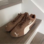 Puma NWOB  Speedcat Suede Sneakers in Haute Coffee / Frosted Ivory Sz 7.5 Photo 3