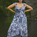 Hutch Anthropologie Ruffled Midi Dress Photo 10