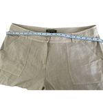 Tommy Bahama Pants Women's 14 Ivory 100% Linen Wide Leg Photo 4