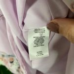 Leith Long Sleeve Floral Chiffon Dress Lavender Frost Medium Photo 8