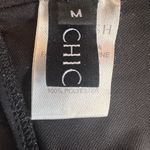 Chicwish Swimsuit One Piece 3D Flower Straps And Neckline Padded Cups Black Photo 3