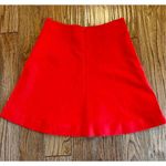 Loft SALE  orange flared mini skirt size 00 Photo 6