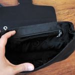 Salvatore Ferragamo Vintage Classic  Black Chic Feminine Y2K Edgy Shoulder Purse Photo 3