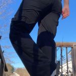 Daisy Fuentes black cargo style straight/ wide leg pants Photo 0