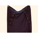 Carmen Marc Valvo size 4 midnight blue midi body hugging skirt Photo 2