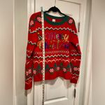 Holiday Time  Size S Merry Christmas Embellished Sequin Crew Neck Ugly Sweater Photo 6