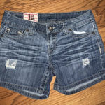 1st Kiss Stylish Blue Jean denim shorts Photo 0